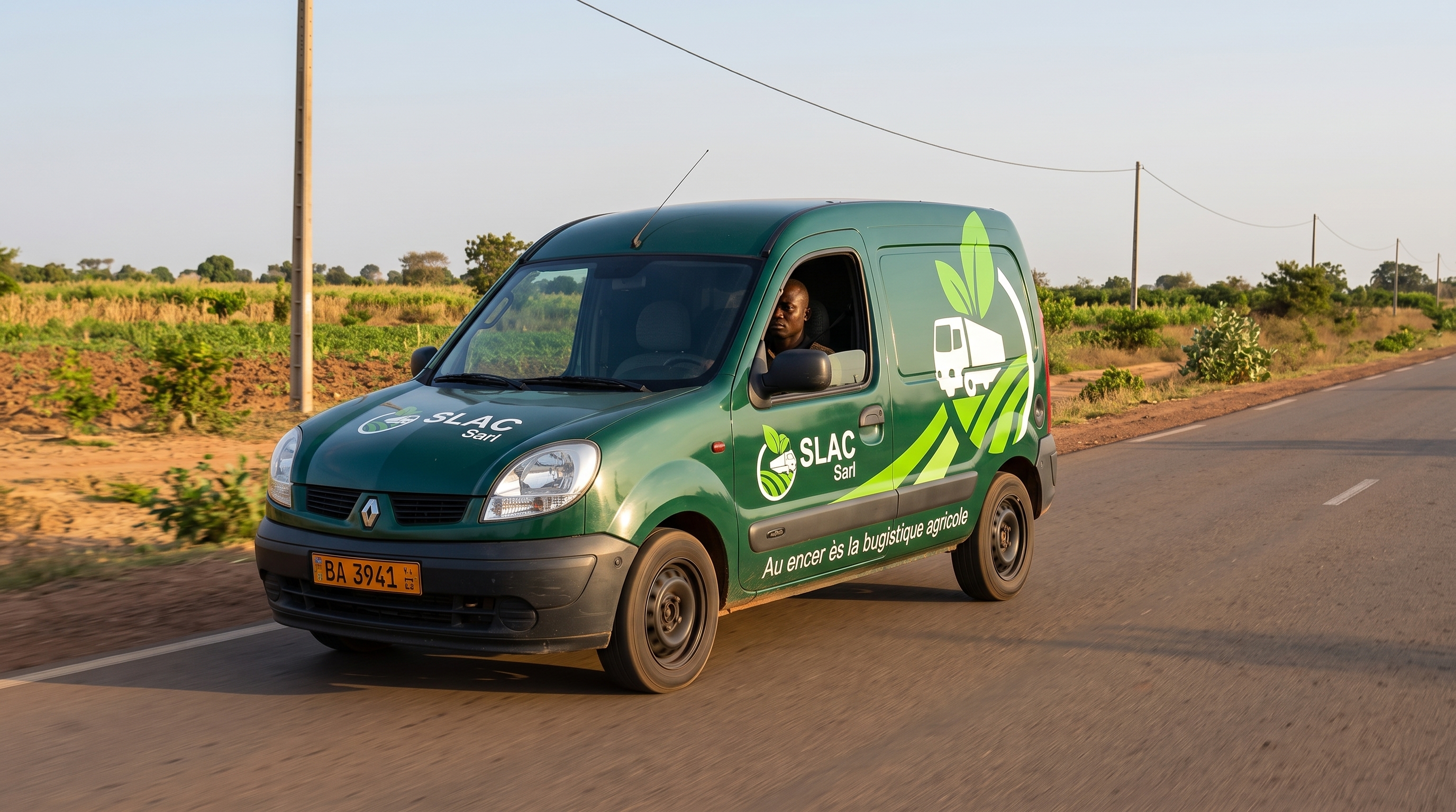 Équipe et siège SLAC SARL à Ouidah, Bénin