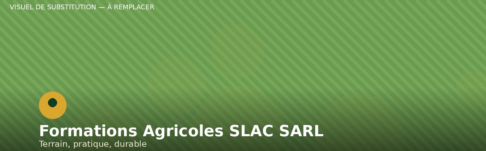 Formations agricoles SLAC SARL au Bénin