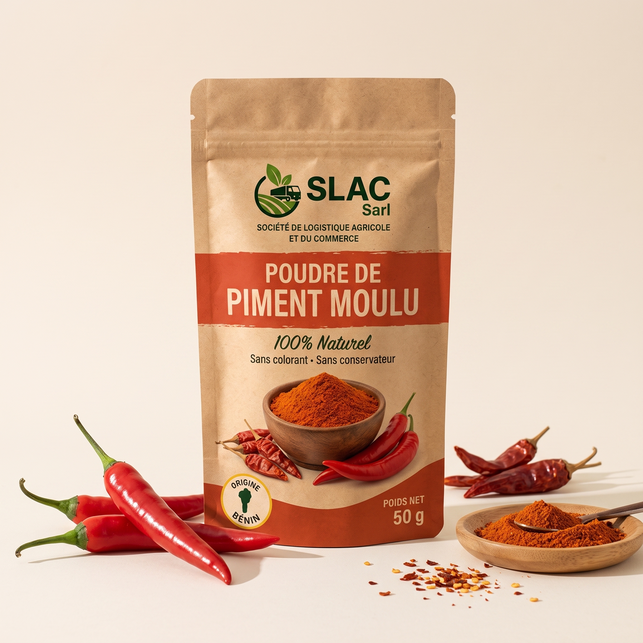 Poudre De Piment Moulu SLAC SARL