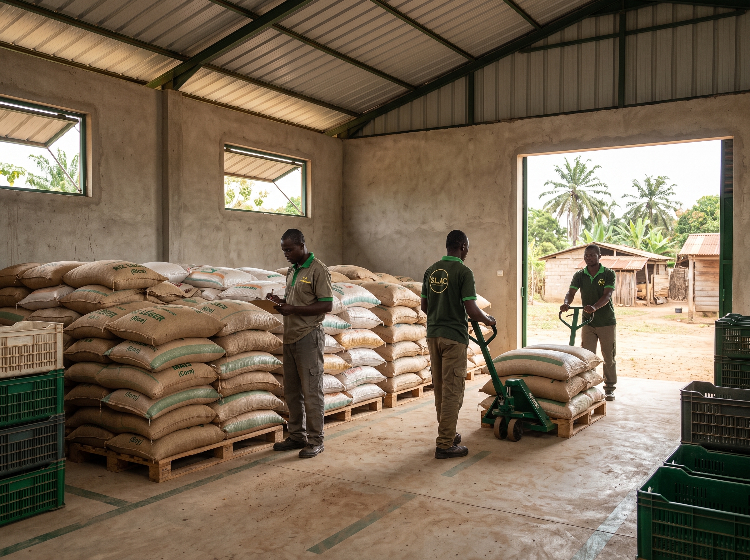 Entrepôt de stockage agricole SLAC SARL